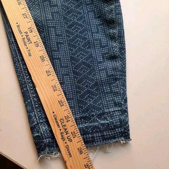 Seven7 Melissa McCarthy Jeans Womens 14W Pencil Skinny‎ Aztec Southwest Boho - Picture 13 of 14